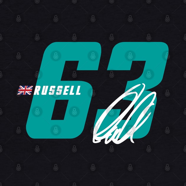 George Russell 63 Signature Number by petrolhead